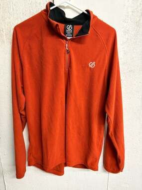 Dare 2b Men's Freethink II Half Zip Fleece Pullover - Orange